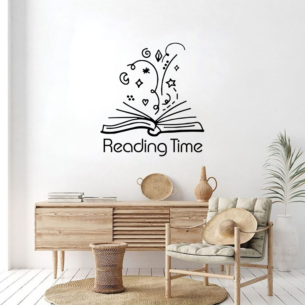 Home Decor Sticker - 1PC Lovely Book Personalized Name Pvc