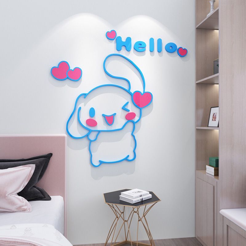 Home Decor Sticker - Sanrio Cinnamoroll 3D Acrylic Children's Room