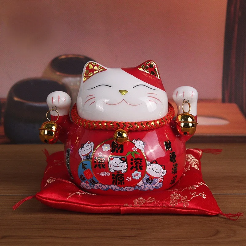 Home Decor Store - 4.5 Inch Lucky Cat Piggy Bank
