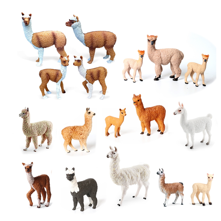 Home Decor Under 200 - Realistic Farm World Alpaca Animal Model