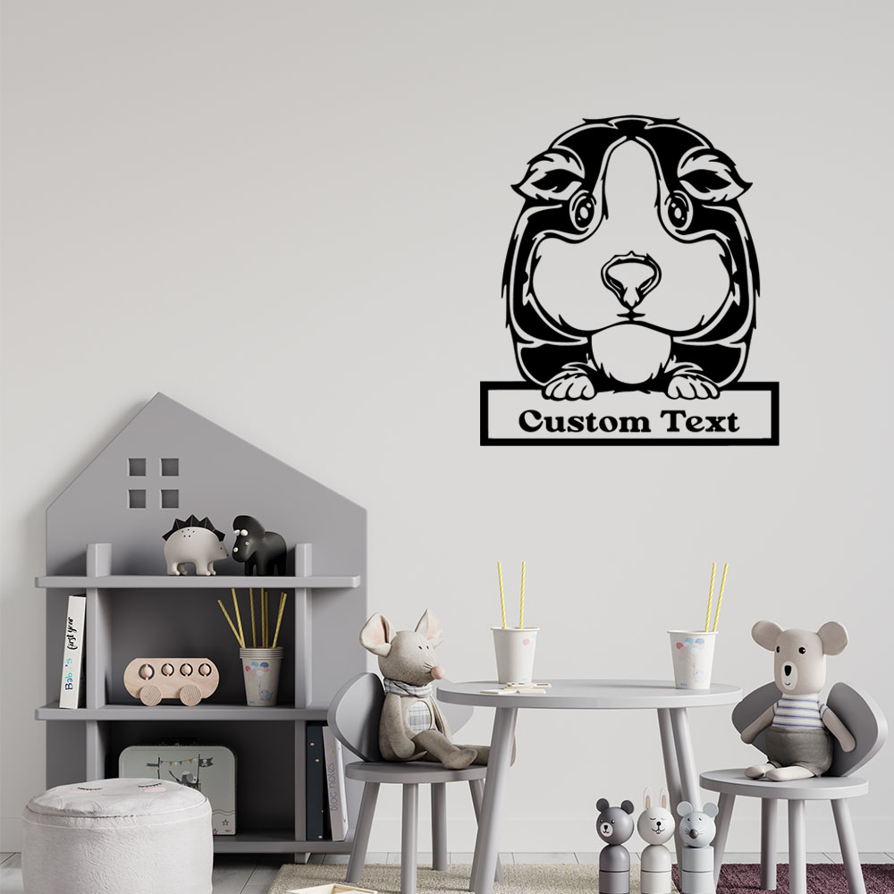 Home Decor Sticker - 1PC Lovely Dog Personalized Text Family
