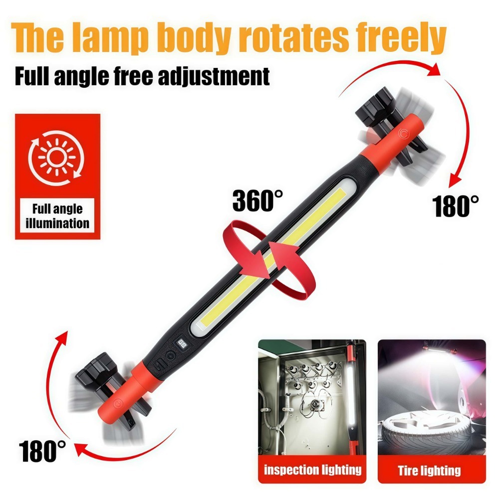 COB LED Work Light USB Recharg - Led Strip Lights recension och pris