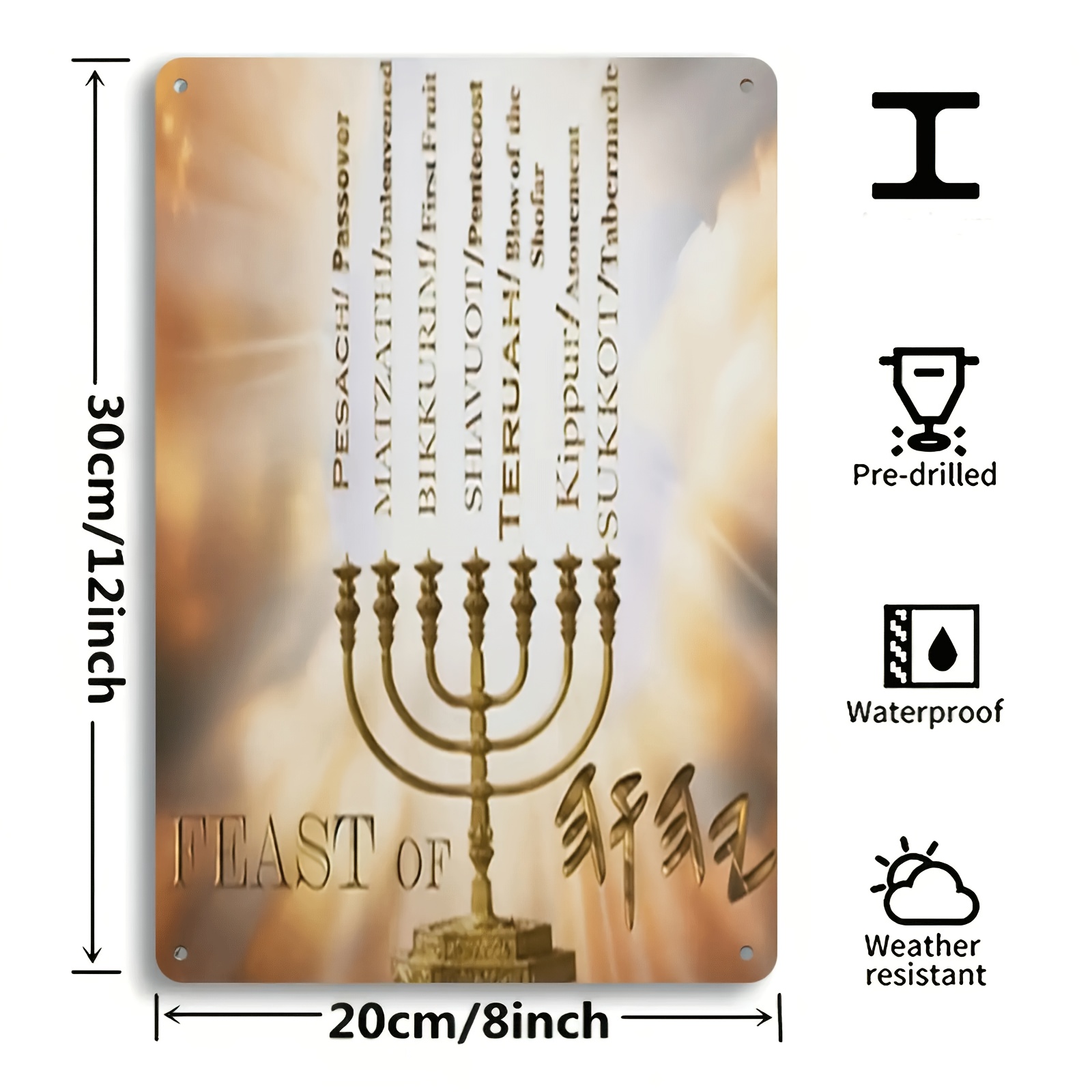 CIFBUYHebrew Star of David Alu - Home Decor Living recension och pris