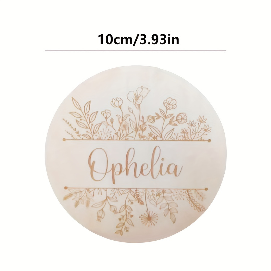 Personalized Floral Engraved N - Home Decor For Birthday recension och pris