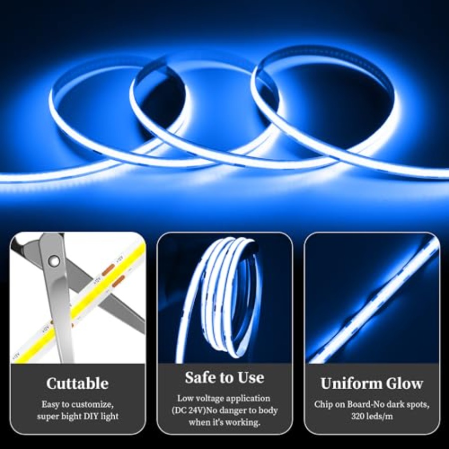 32.8ft/10M COB LED Light Strip - Led Strip Lights recension och pris
