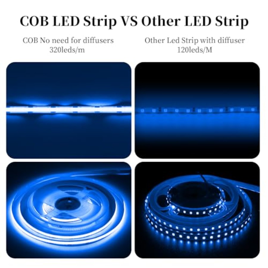 32.8ft/10M COB LED Light Strip - Led Strip Lights recension och pris