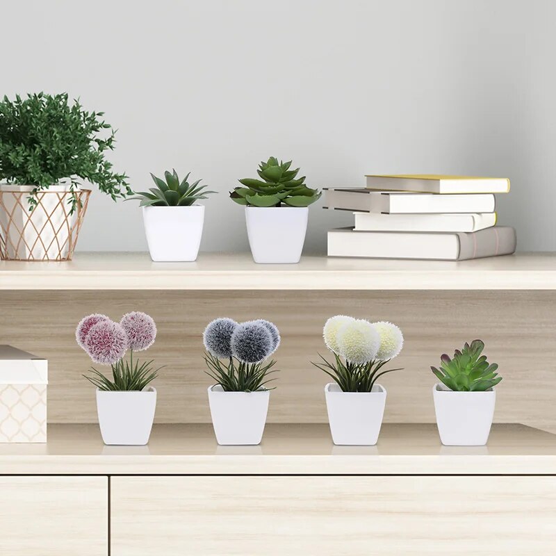 1SET (6PC) Mini Artificial Pla - Home Decor Store recension och pris