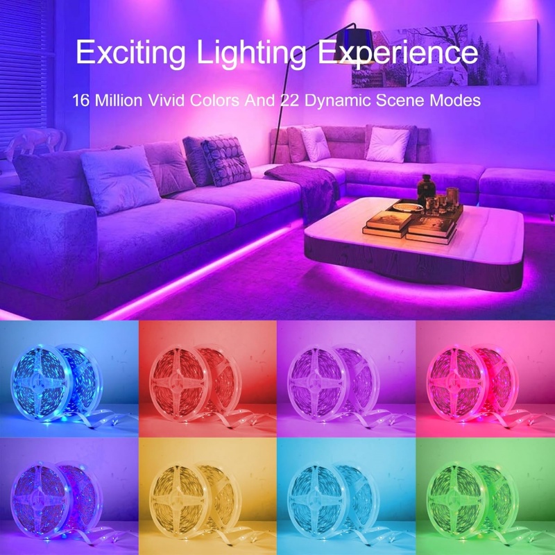 DC 5V USB LED Strip Lights APP - Led Strip Lights recension och pris