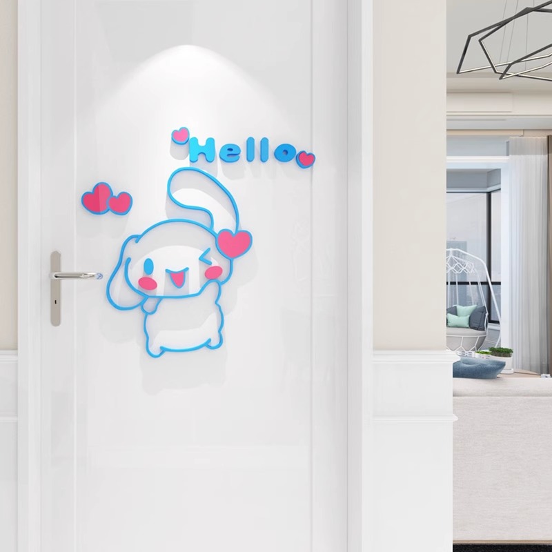 Sanrio Cinnamoroll 3D Acrylic  - Home Decor Sticker recension och pris