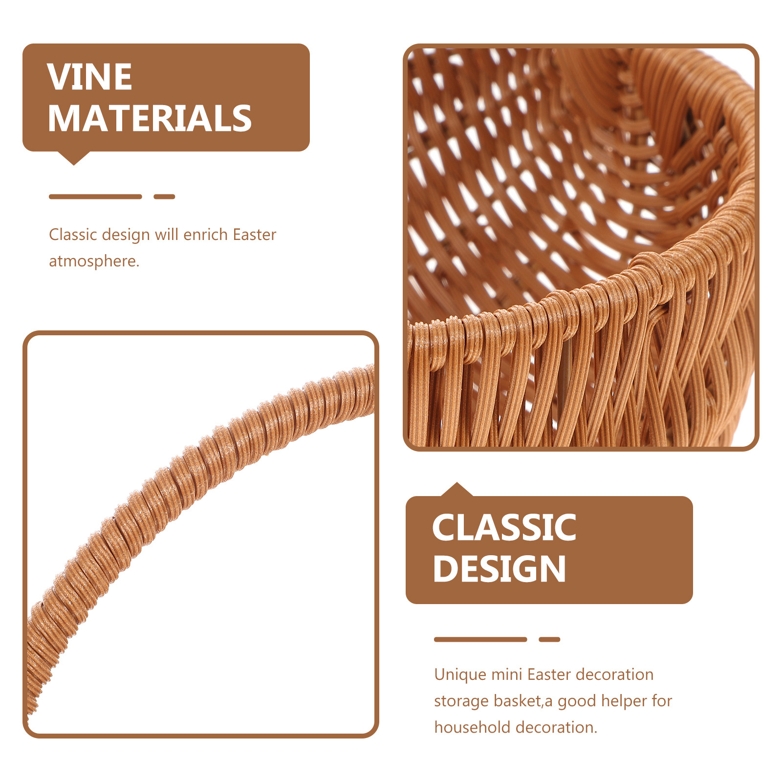 Woven Mini Easter Basket for S - Home Decor Store recension och pris