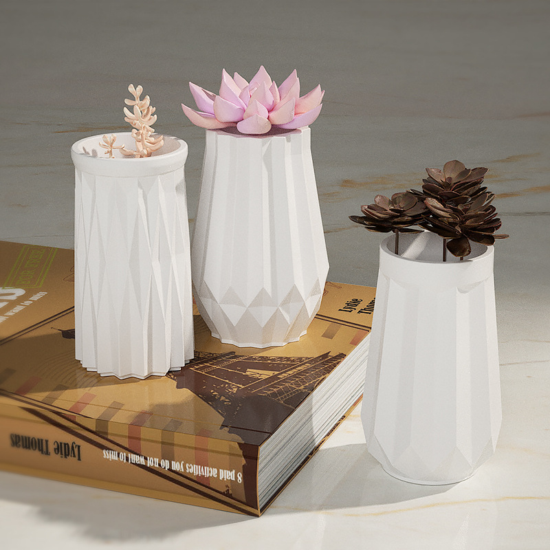 Round Diamond Vase Silicone Mo - Home Decor Store recension och pris