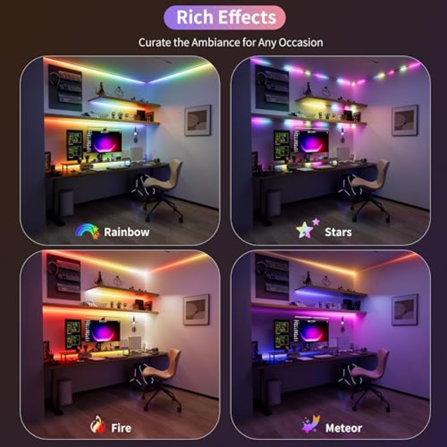 RGB Smart IC COB LED Strip Lig - Led Strip Lights recension och pris