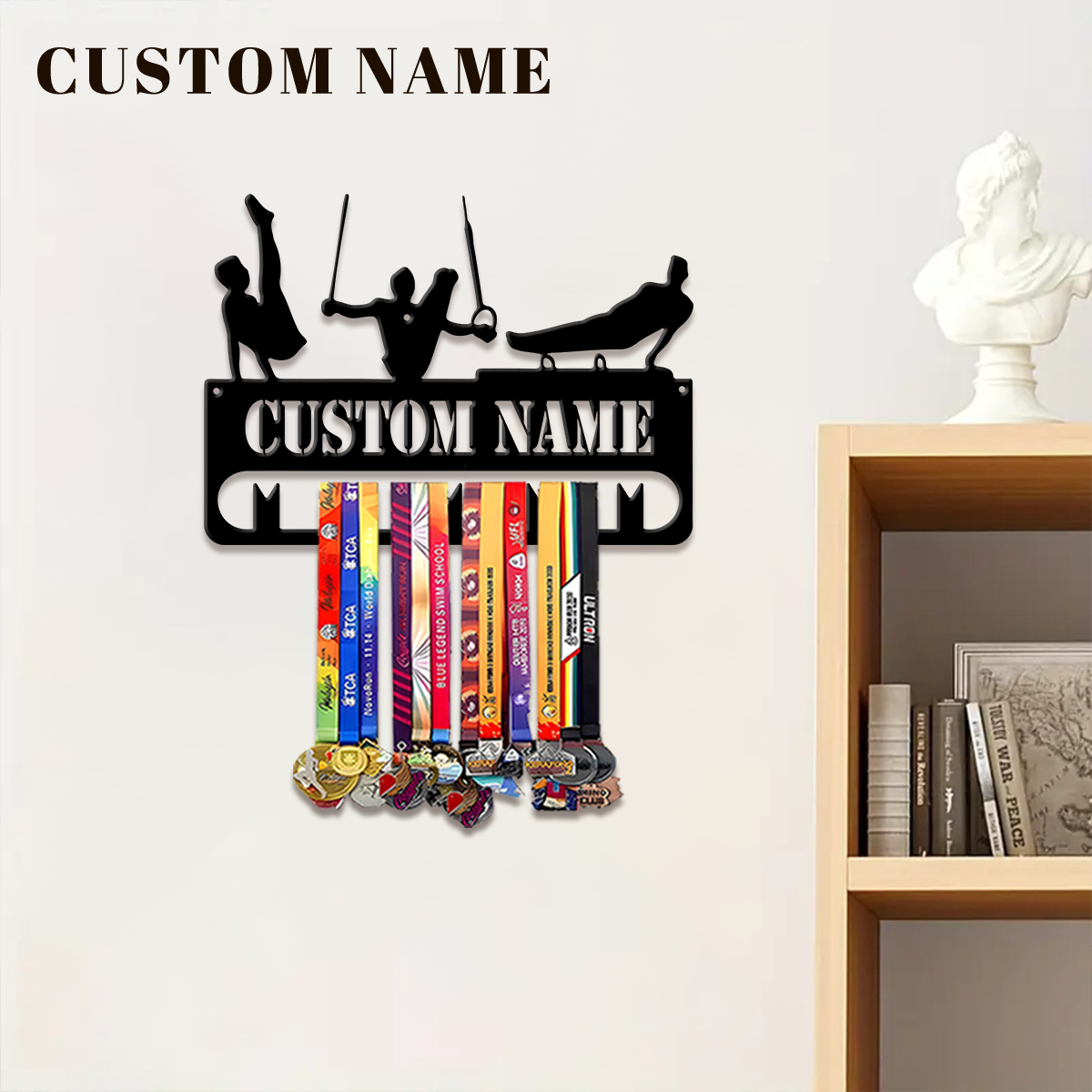 1pc Custom Fitness Metal Medal - Home Decor For Birthday recension och pris