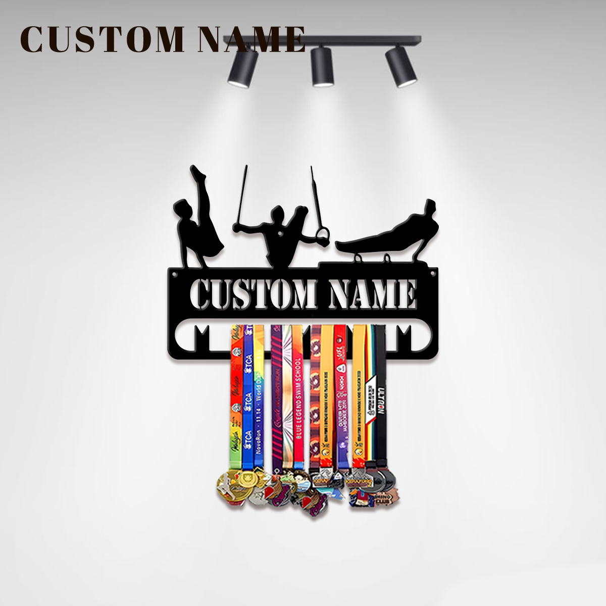 1pc Custom Fitness Metal Medal - Home Decor For Birthday recension och pris