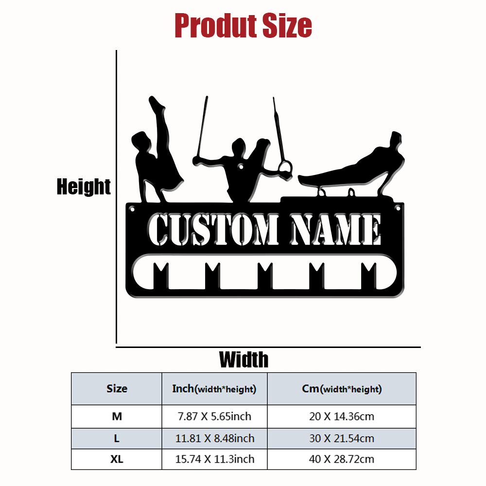 1pc Custom Fitness Metal Medal - Home Decor For Birthday recension och pris
