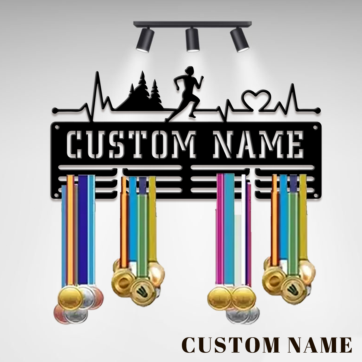 Custom Marathon Sports Metal M - Home Decor For Birthday recension och pris