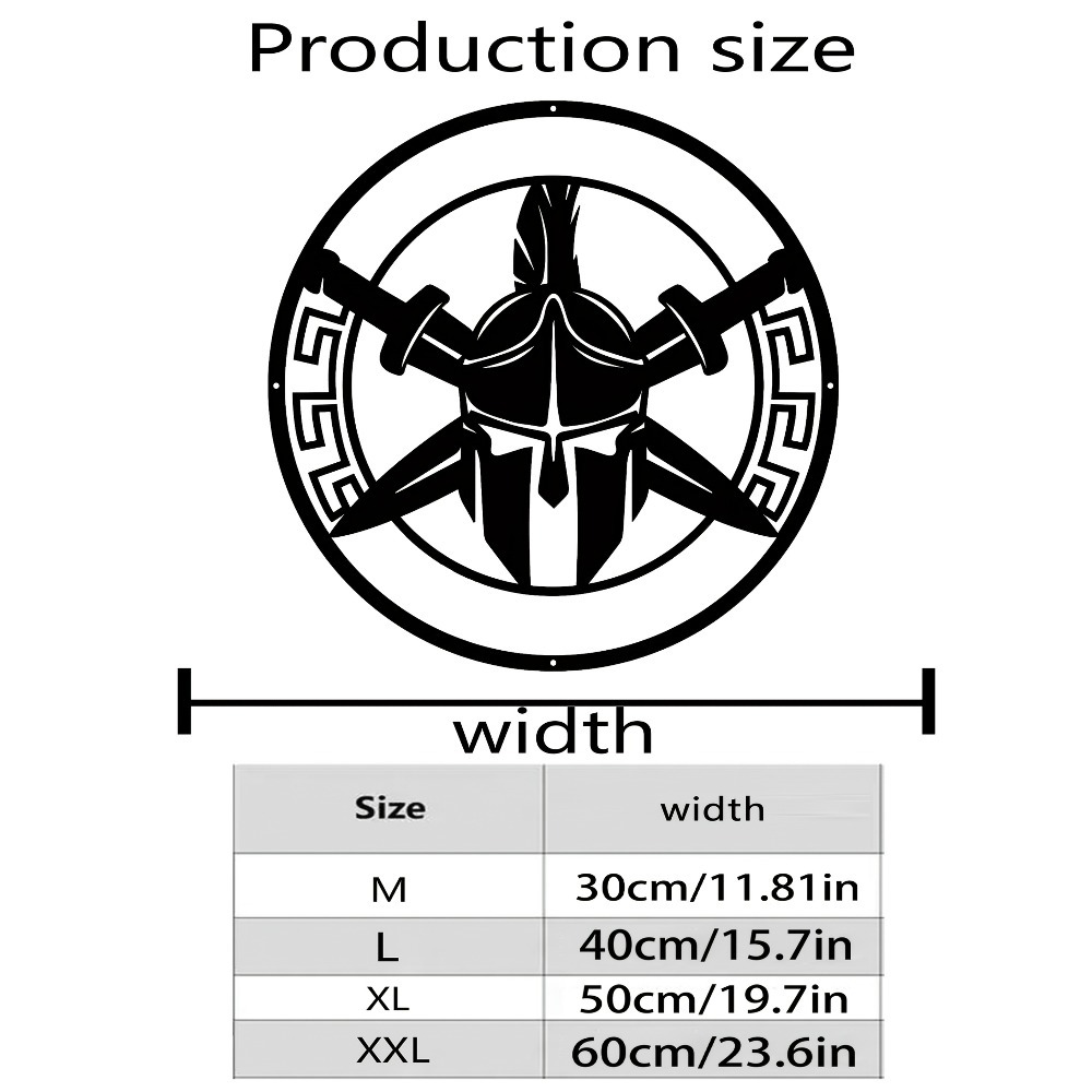 2D Flat Custom Spartan Helmet  - Geometric Wall Art recension och pris