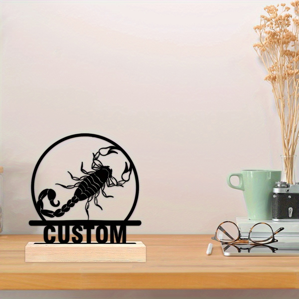 Custom Scorpion Metal Statue w - Home Decor Gothic recension och pris