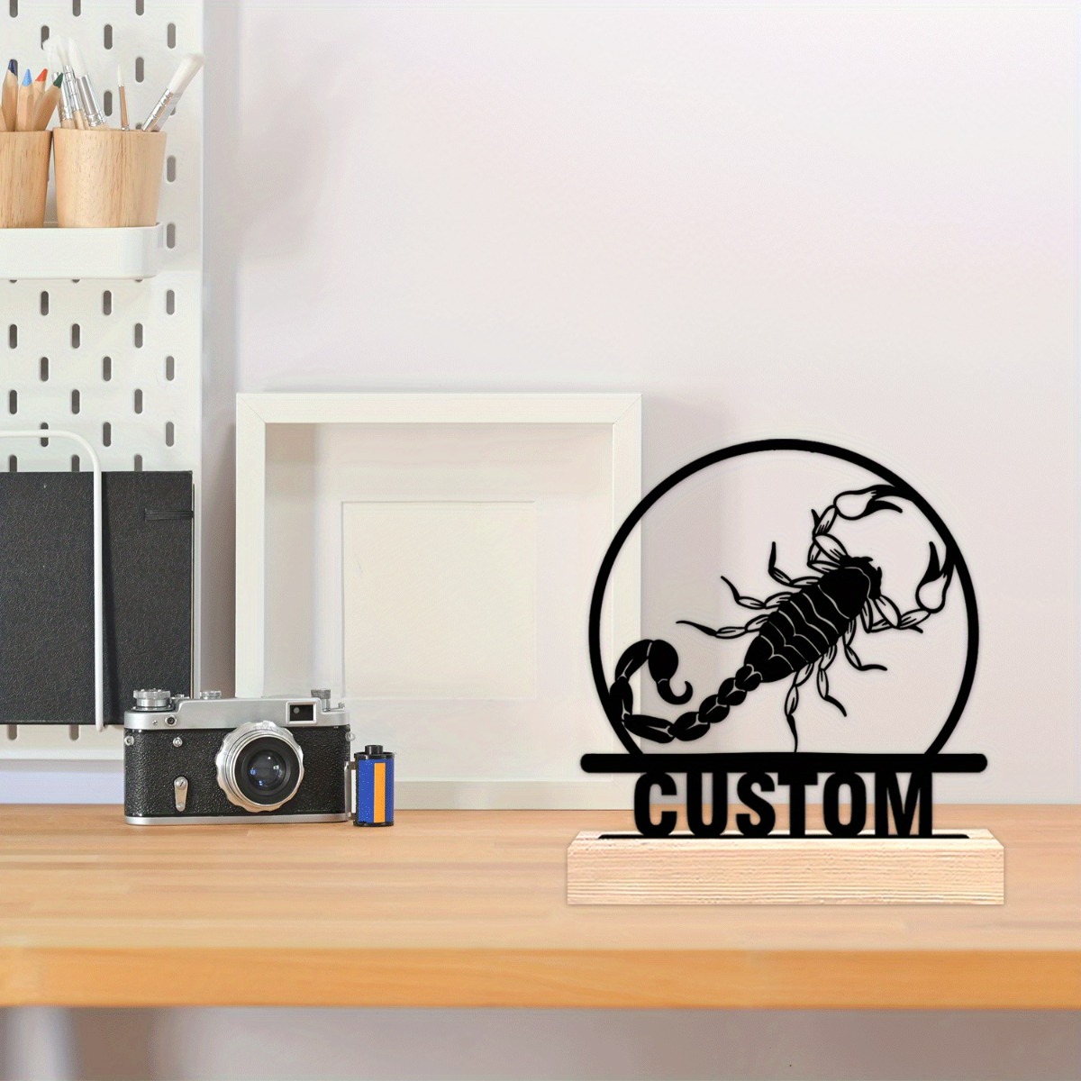 Custom Scorpion Metal Statue w - Home Decor Gothic recension och pris