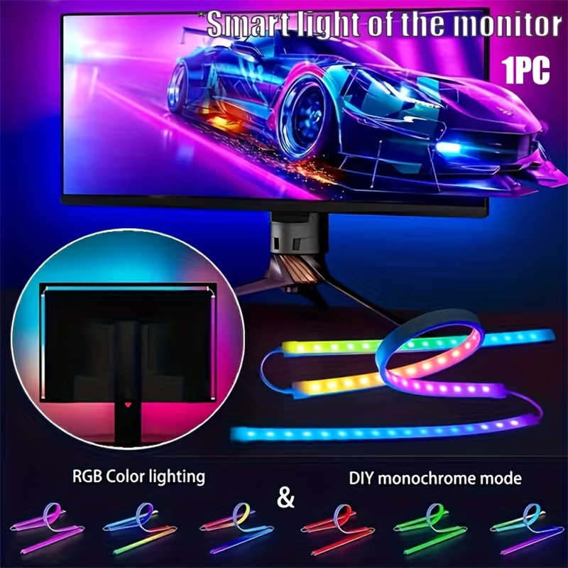RGB Gaming Lights Strip Monito - Led Strip Lights recension och pris