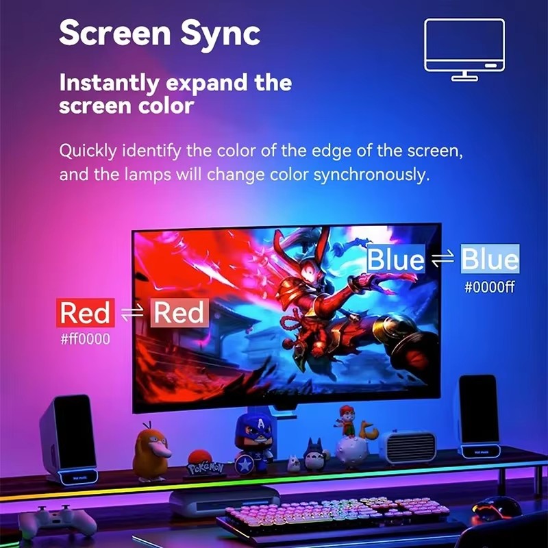 RGB Gaming Lights Strip Monito - Led Strip Lights recension och pris