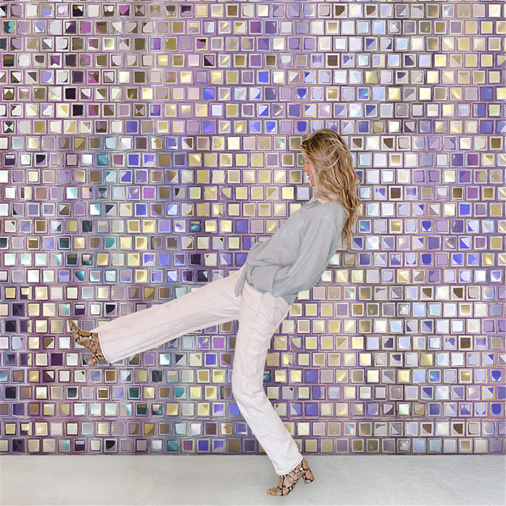 Custom Colored mosaic wallpape - Home Decor Online Shopping recension och pris