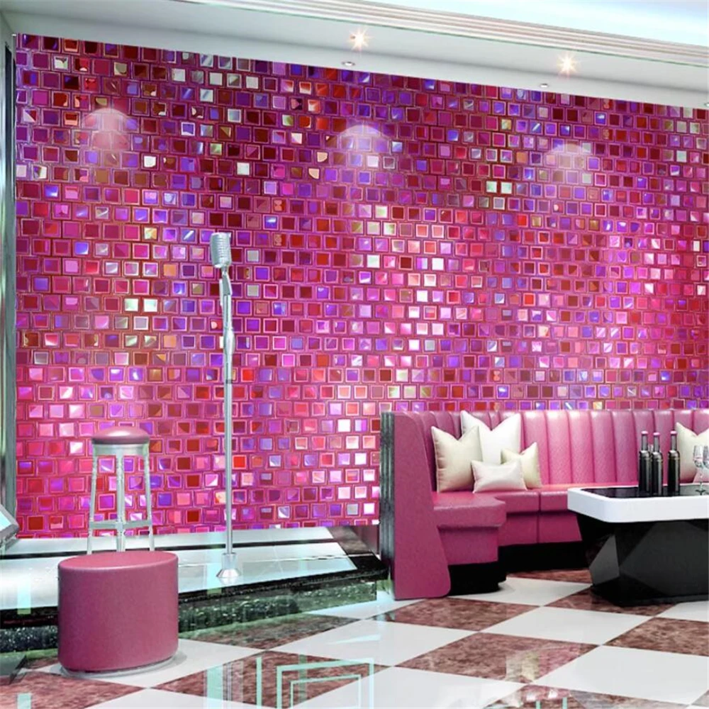 Custom Colored mosaic wallpape - Home Decor Online Shopping recension och pris