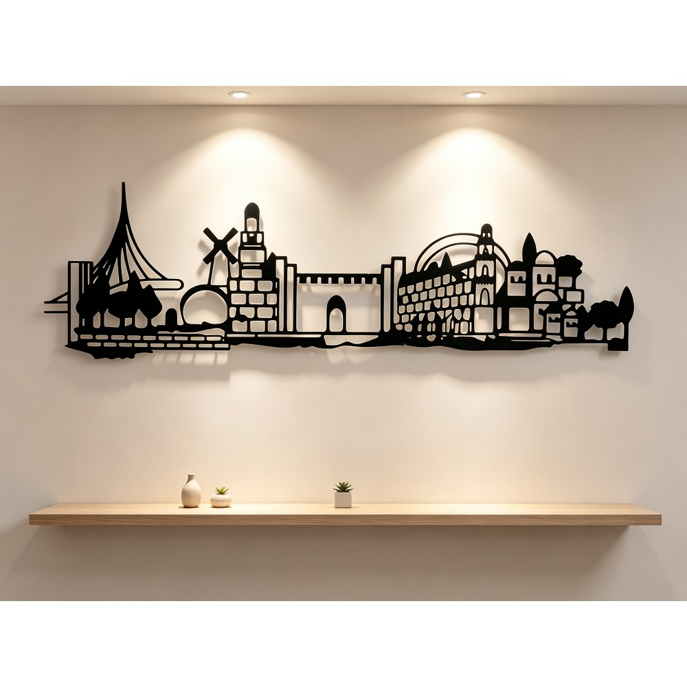 CIFBUY Metal Wall Art Jerusale - Home Decoration recension och pris