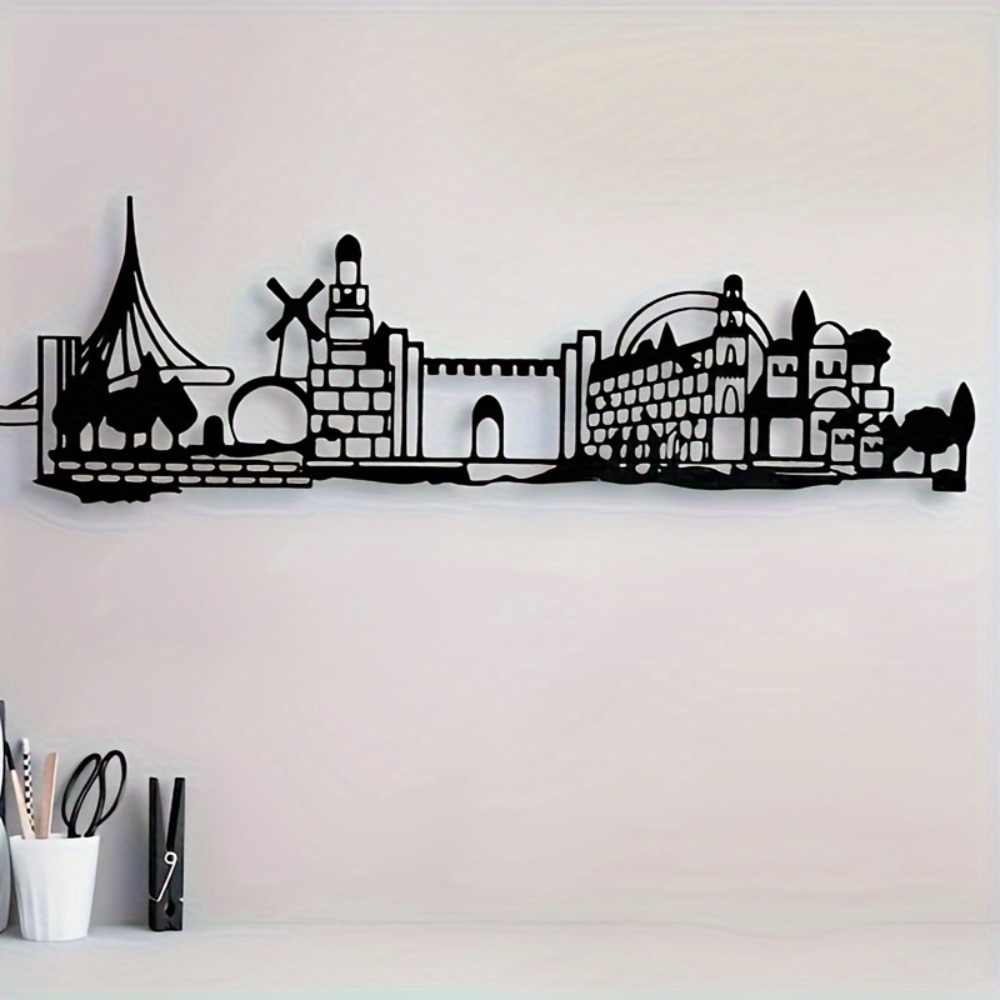 CIFBUY Metal Wall Art Jerusale - Home Decoration recension och pris