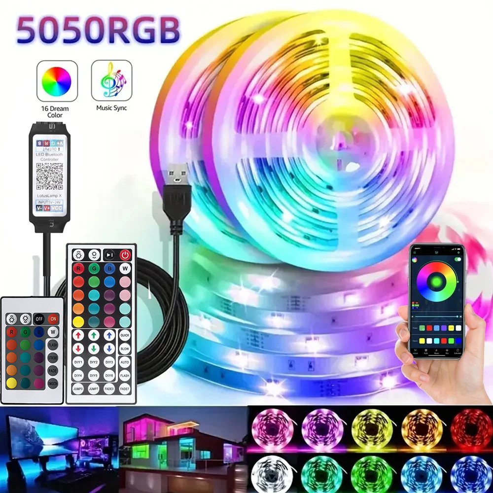 Smart RGB LED Gaming Light Str - Led Strip Lights recension och pris