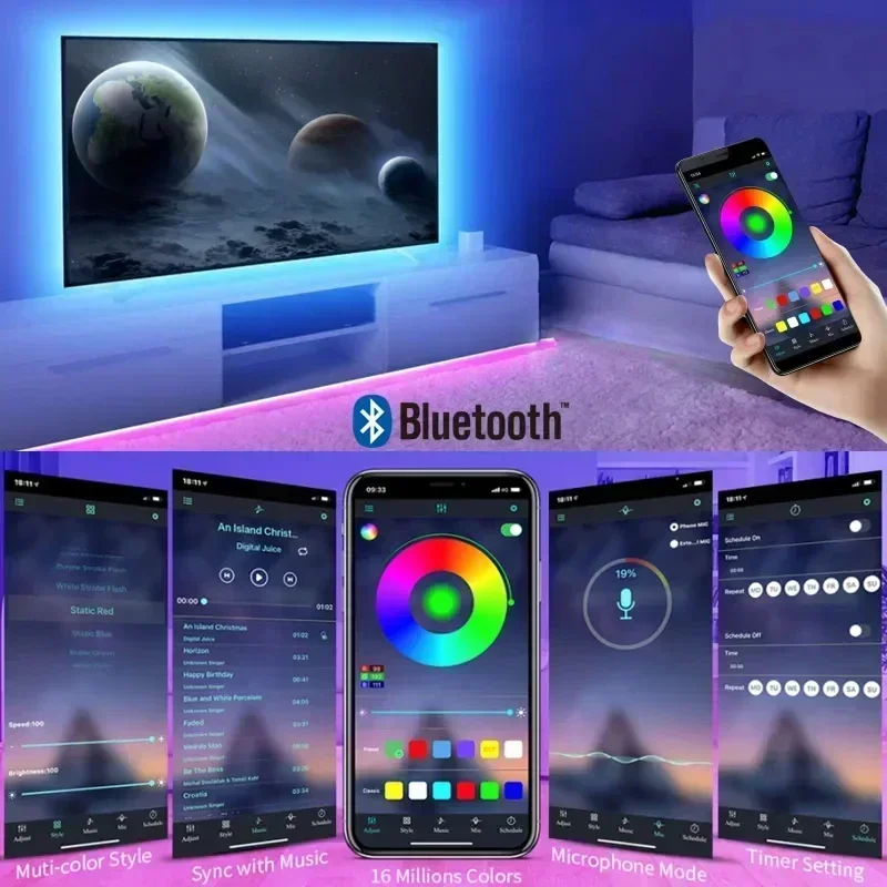 Smart RGB LED Gaming Light Str - Led Strip Lights recension och pris