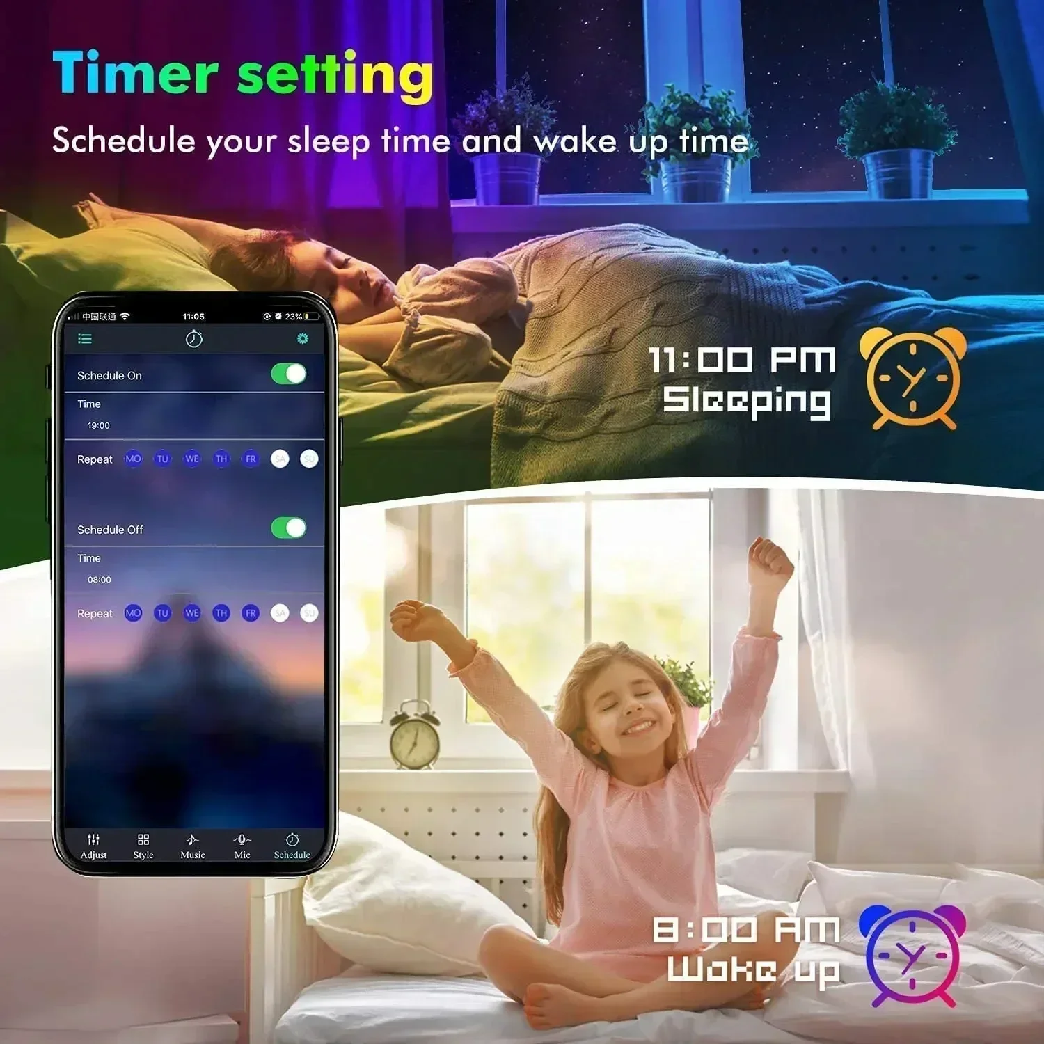 Smart RGB LED Gaming Light Str - Led Strip Lights recension och pris