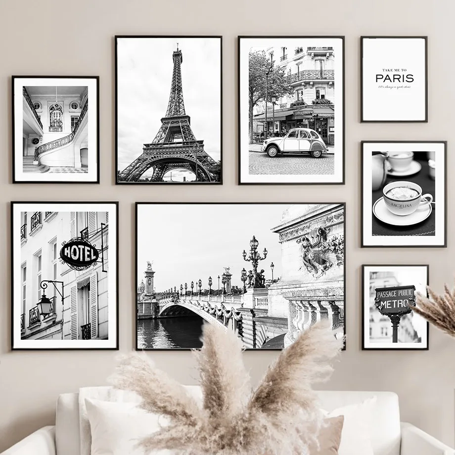 Wall Art Canvas Painting Black - Geometric Wall Art recension och pris
