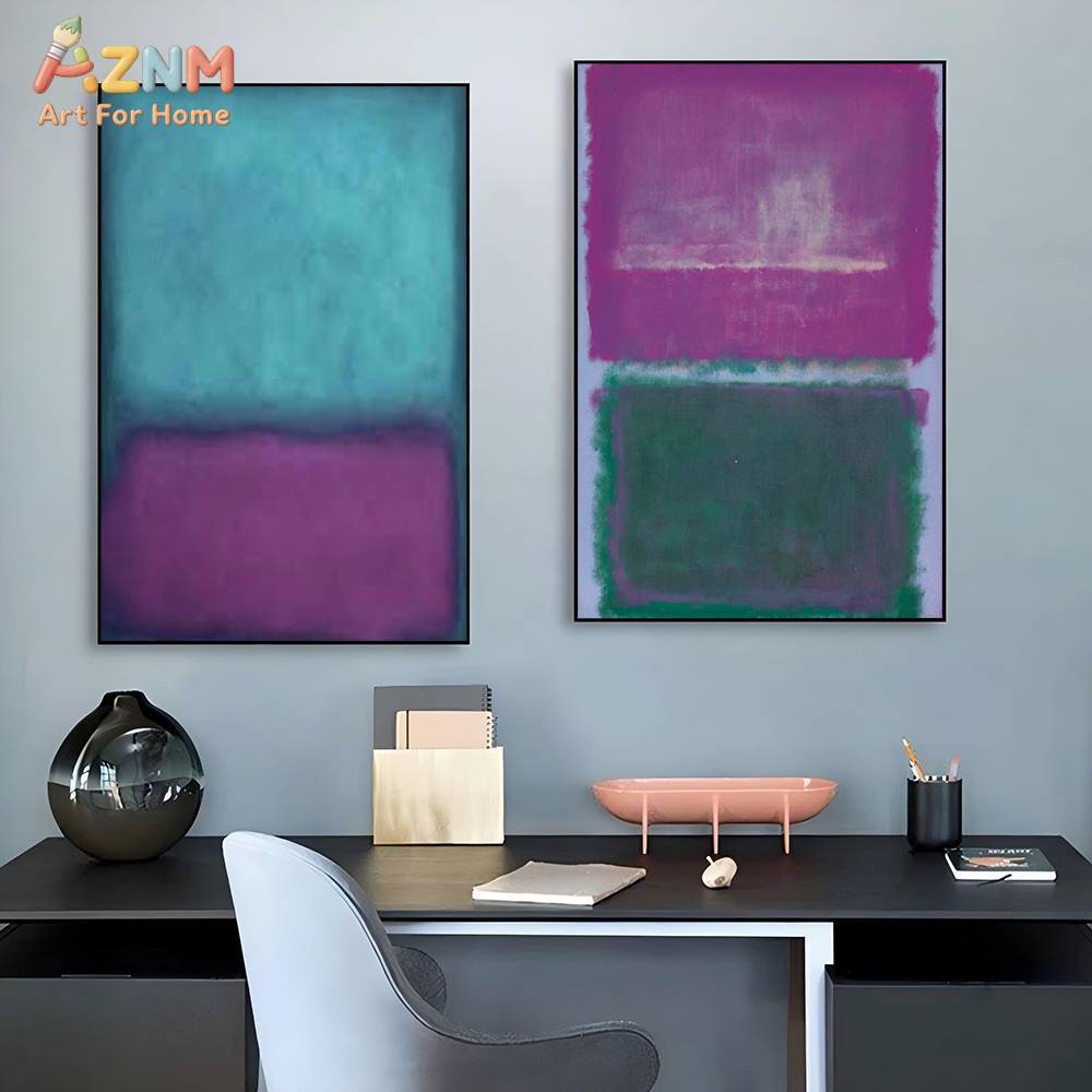 AZNM Mark Rothko Style Color B - Geometric Wall Art recension och pris