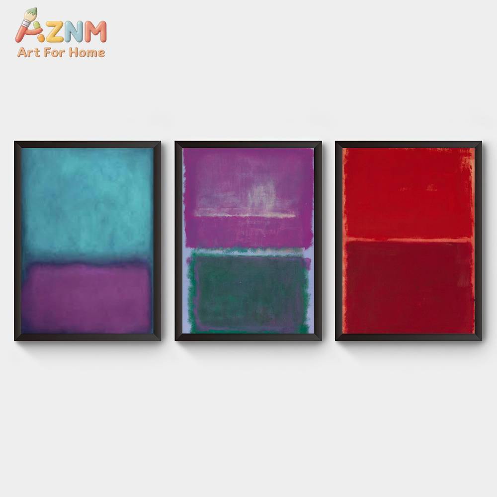 AZNM Mark Rothko Style Color B - Geometric Wall Art recension och pris