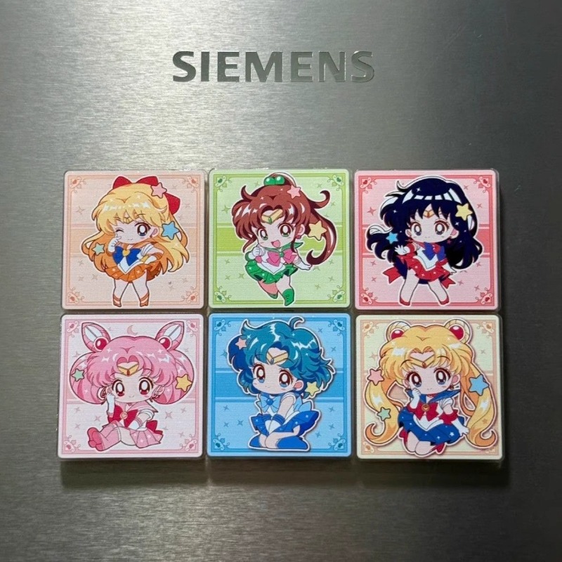 7Pcs/set Sailor Moon Anime Car - Home Decor Sticker recension och pris
