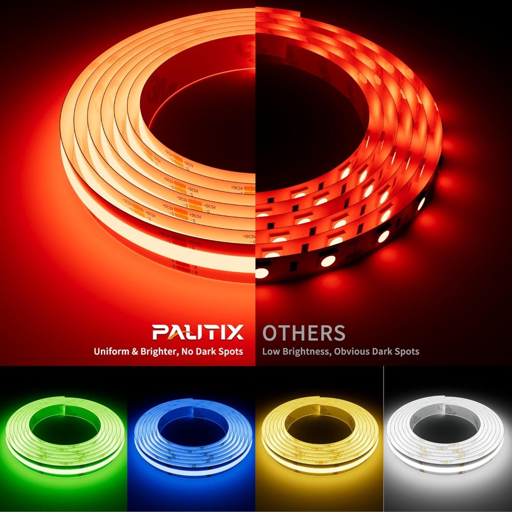 5V USB COB RGB LED Strip Light - Led Strip Lights recension och pris