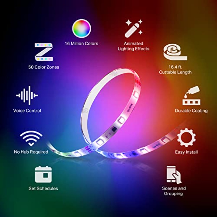LED Light Strip, 50 Color Zone - Led Strip Lights recension och pris