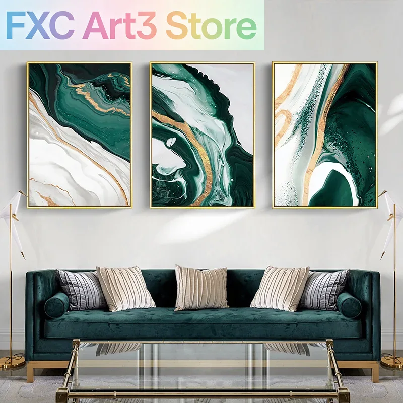 1pc frameless,Modern Marble Ab - Geometric Wall Art recension och pris