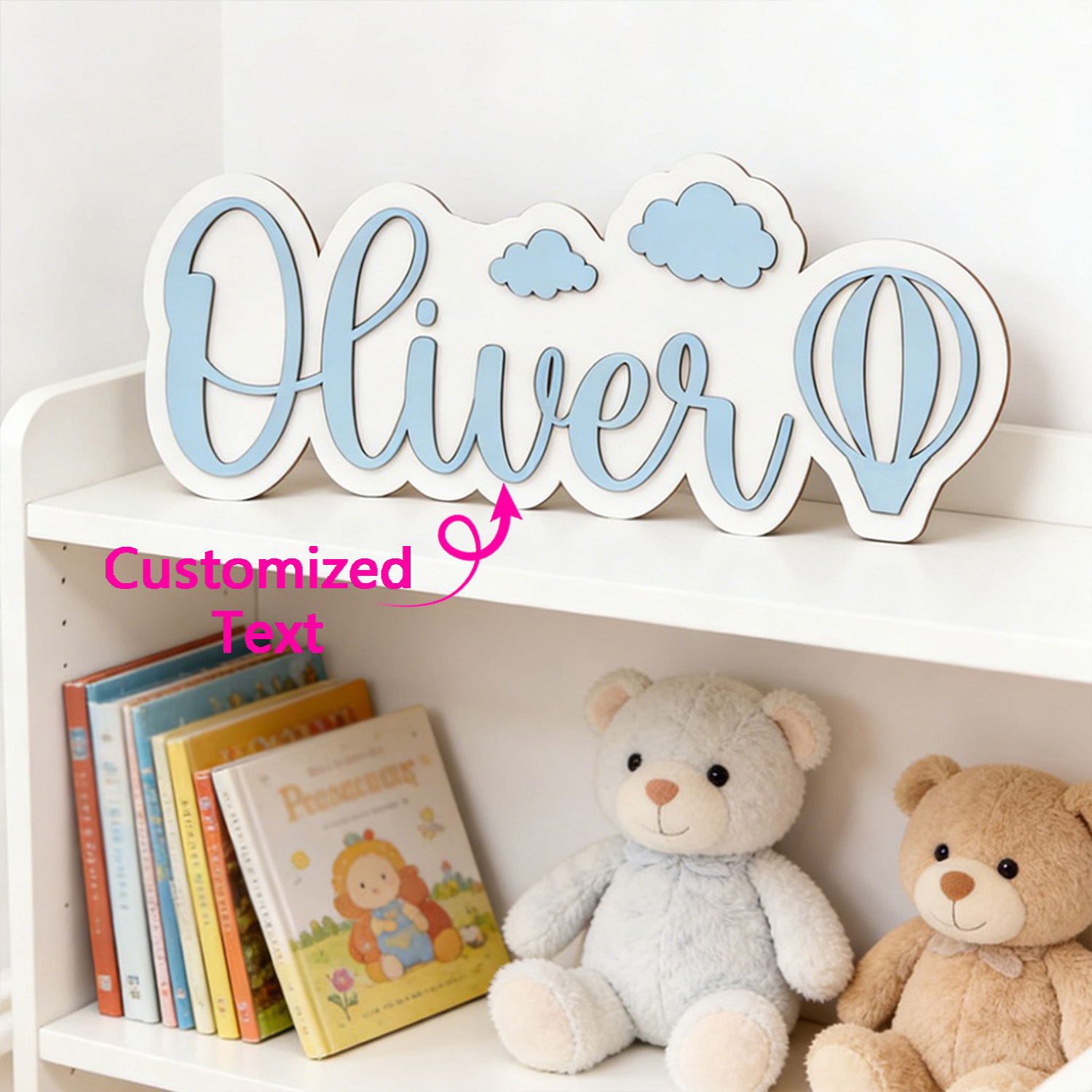 Personalized Hot Air Balloon & - Home Decor For Birthday recension och pris