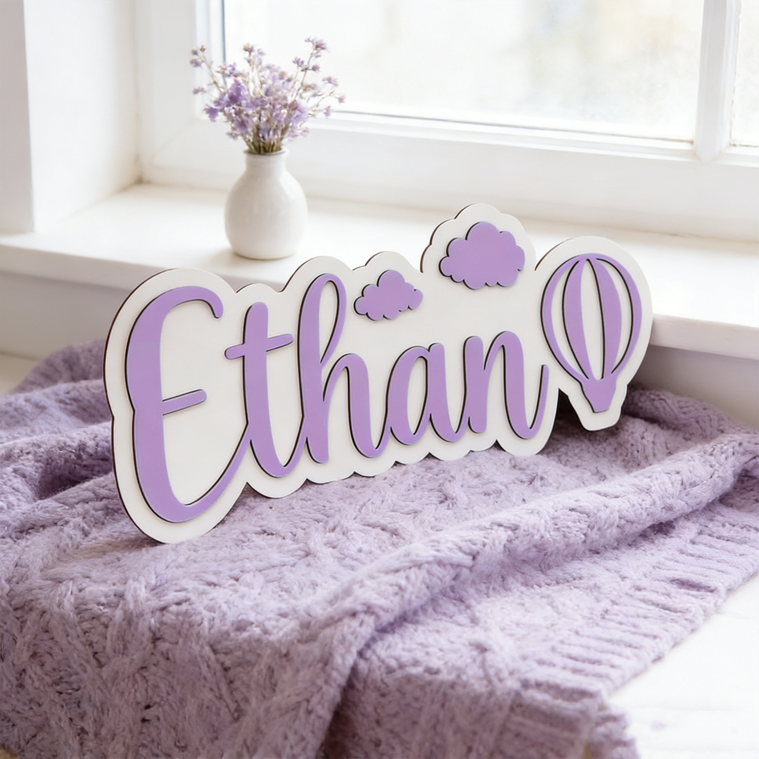 Personalized Hot Air Balloon & - Home Decor For Birthday recension och pris