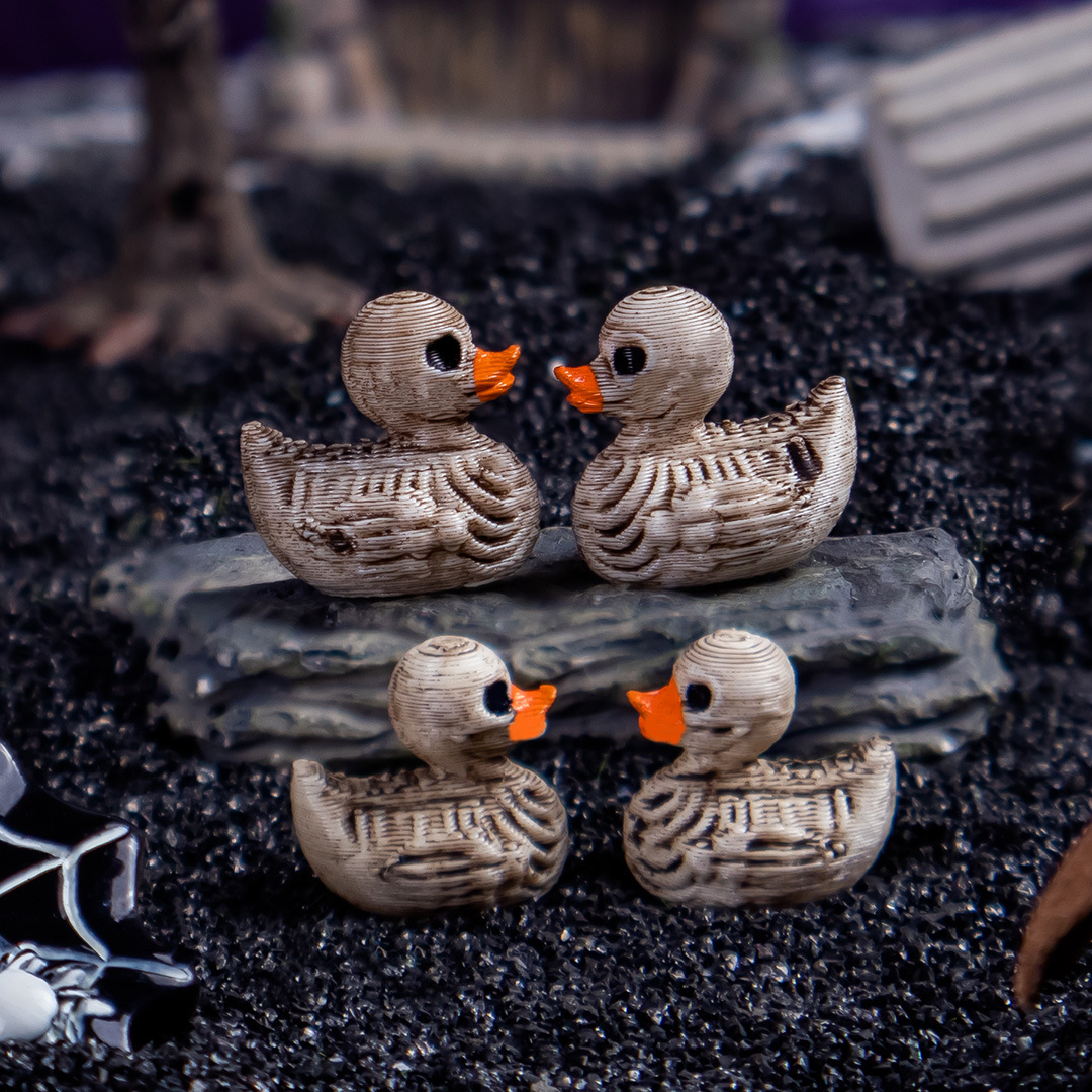 Gothic Skull Ducks Resin Ornam - Home Decor Gothic recension och pris