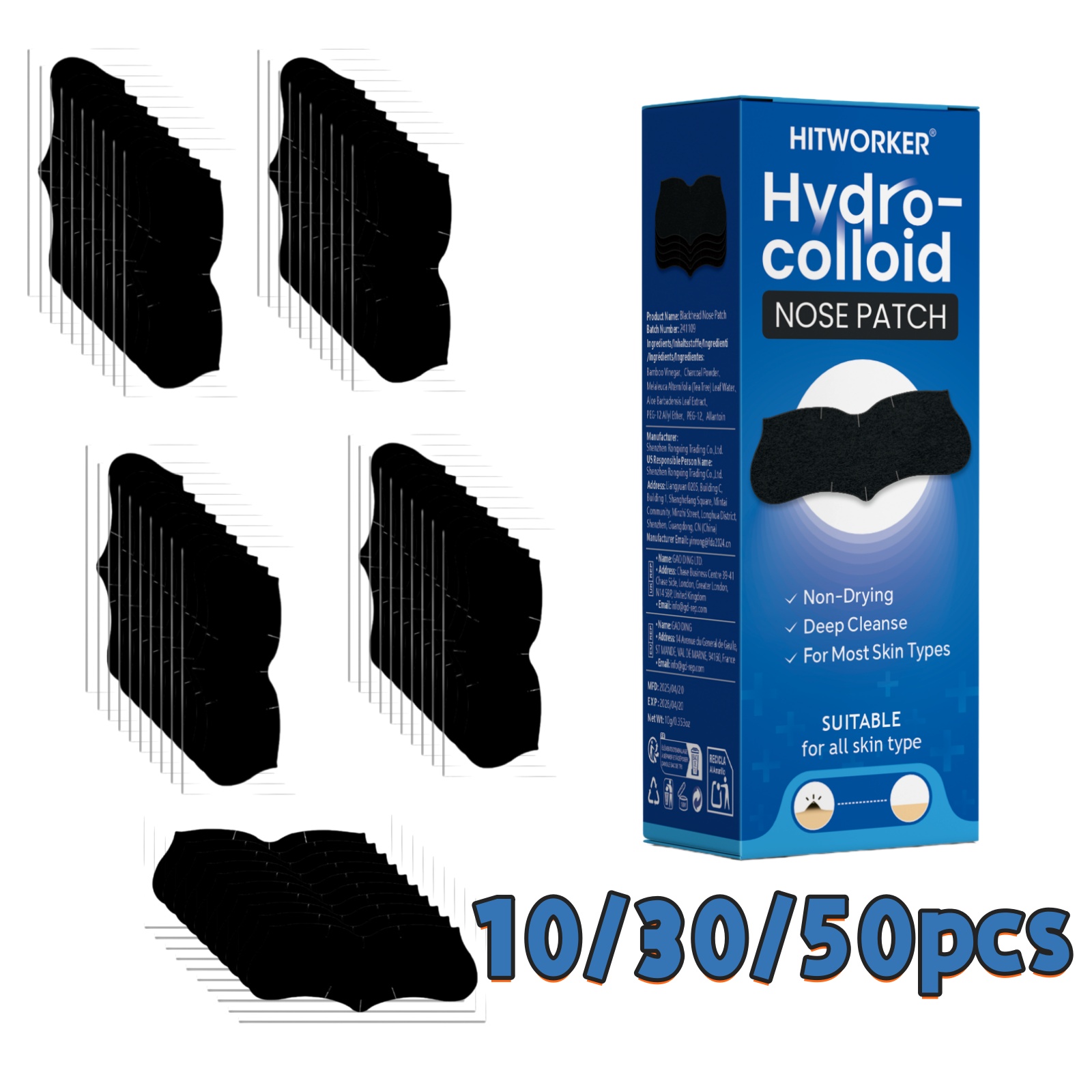 10/30/50-Piece Pore Cleansing  - Led Strip Lights recension och pris