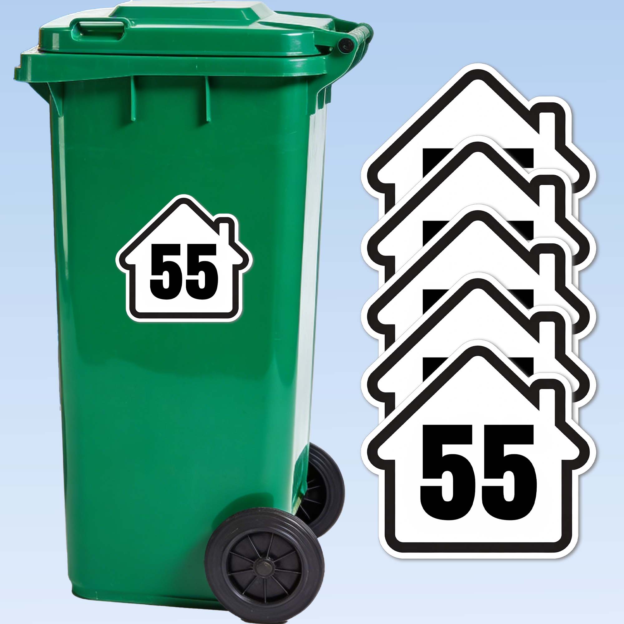 House pattern Custom Number DI - Home Decor Sticker recension och pris
