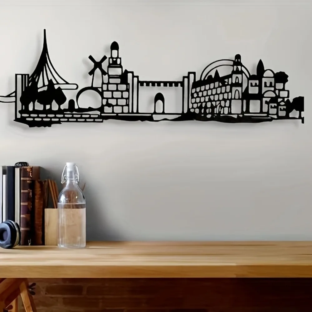 CIFBUY Iron Wall Art Jerusalem - Home Decoration recension och pris