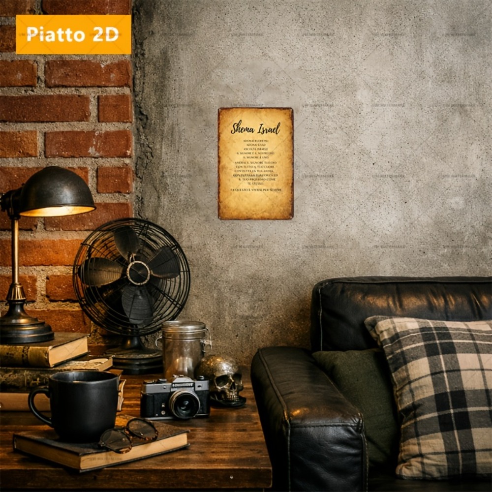 CIFBUY  Hebrew Scripture Alumi - Home Decor Wall Art recension och pris