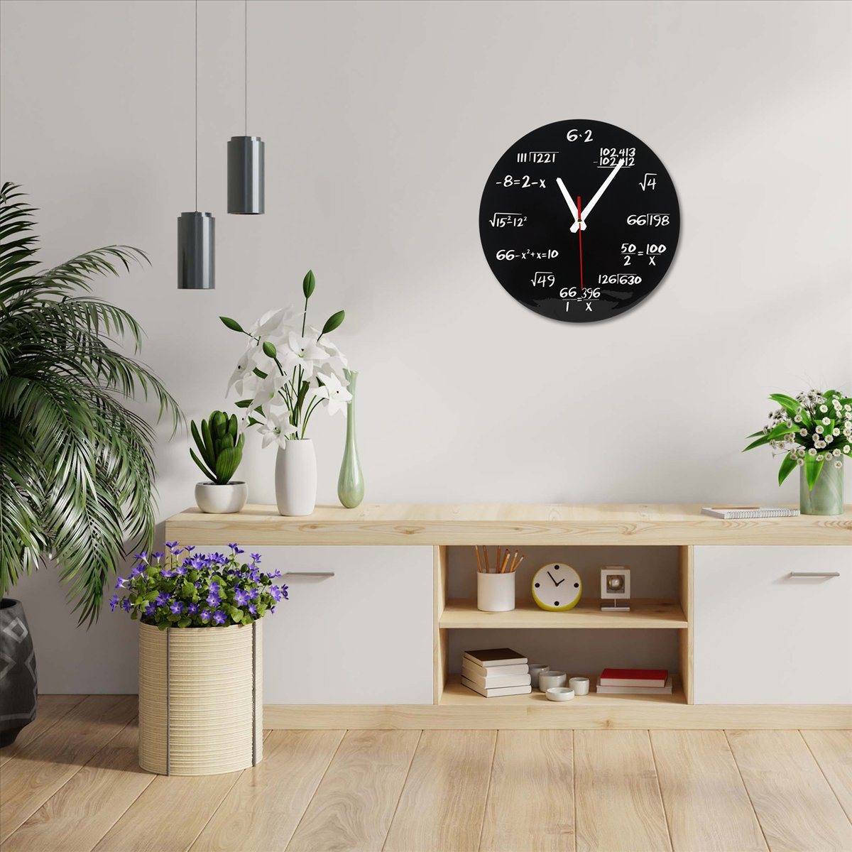 Math Wall Clock Math Formulas  - Home Decor Quiz Free recension och pris