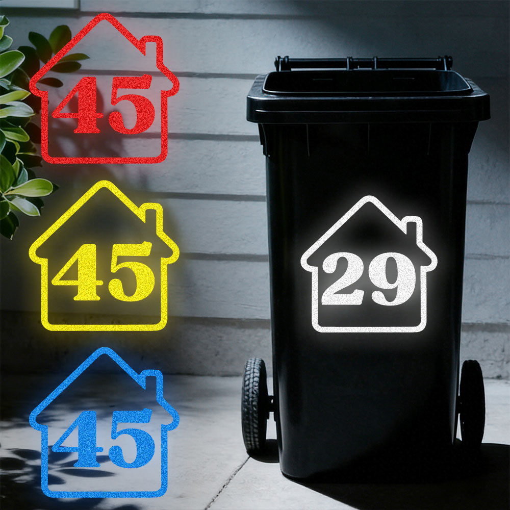 3PCS Custom Reflective Trash B - Home Decor Sticker recension och pris